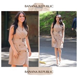✨ EUC Banana Republic Trench Dress, as seen on Meghan Markle ✨